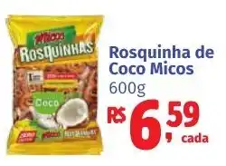 Camiño supermercados Rosquinha de Coco Micos oferta