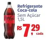 Camiño supermercados Refrigerante Coca-cola Sem Açúcar oferta