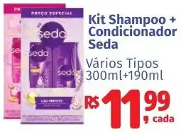 Camiño supermercados Kit Shampoo + Condicionador Seda oferta