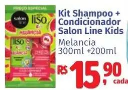 Camiño supermercados Kit Shampoo + Condicionador Salon Line Kids oferta