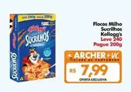 Supermercados Archer Flocos Milho Sucrilhos Kellogg's oferta