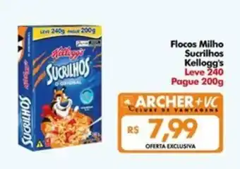 Flocos Milho Sucrilhos Kellogg's