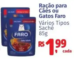 Camiño supermercados Ração para Cães ou Gatos Faro Vários Tipos oferta