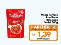 Supermercados Archer molho tomate predilecta refogado oferta