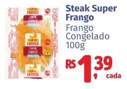 Camiño supermercados Steak Super Frango oferta