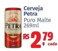 Camiño supermercados Cerveja petra puro malte oferta