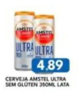 Rancho Bom Supermercados Cerveja amstel ultra sem glúten oferta