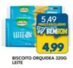 Rancho Bom Supermercados Biscoito orquidea leite oferta