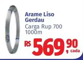 Camiño supermercados Arame Liso Gerdau oferta