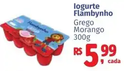 Camiño supermercados Iogurte flambyinho grego morango oferta