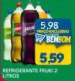 Rancho Bom Supermercados Refrigerante fruki 2 litros oferta