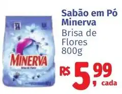 Camiño supermercados Sabão em Pó Minerva Brisa de Flores oferta