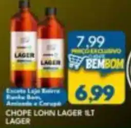 Rancho Bom Supermercados Chope lohn lager oferta