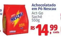 Camiño supermercados Achocolatado em pó nescau oferta