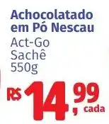 Camiño supermercados Achocolatado em pó nescau oferta