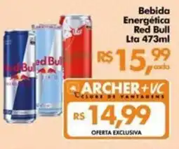 Supermercados Archer Bebida Energética Red Bull oferta