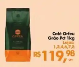 Supermercados Archer Café Orfeu Grão Pct 1kg oferta