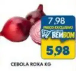 Rancho Bom Supermercados cebola roxa kg oferta