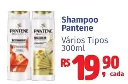 Camiño supermercados Shampoo pantene vários tipos oferta