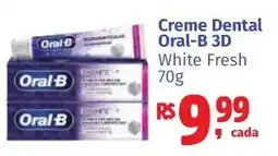 Camiño supermercados Creme Dental Oral-B 3D White Fresh oferta