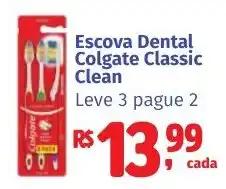 Camiño supermercados Escova Dental Colgate Classic Clean oferta