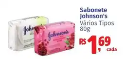 Camiño supermercados Sabonete johnson's vários tipos oferta
