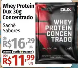 Supermercado Dalben Whey Protein Dux 30g Concentrado Sachê Sabores oferta