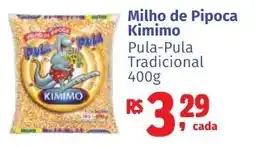 Camiño supermercados Milho de Pipoca Kimimo Pula-Pula Tradicional oferta