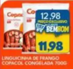 Rancho Bom Supermercados Linguicinha de frango oferta