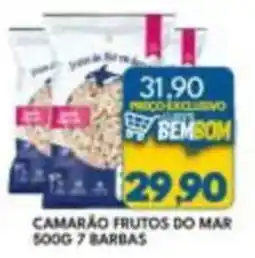 Rancho Bom Supermercados Camarão frutos do mar oferta