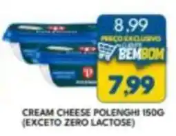 Rancho Bom Supermercados cream cheese polenghi oferta