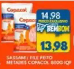 Rancho Bom Supermercados Sassami/ file peito metades copacol oferta