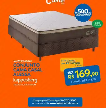 Conjunto cama casal alessa kappesberg