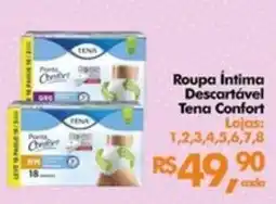 Supermercados Archer roupa íntima descartável tena confort oferta