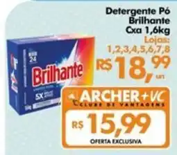 Supermercados Archer Detergente Pó Brilhante oferta