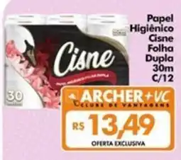 Supermercados Archer Papel Higiênico Cisne Folha Dupla oferta