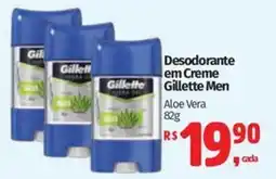 Mix Mateus Desodorante em Creme Gillette Men Aloe Vera oferta