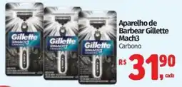 Mix Mateus Aparelho de Barbear Gillette Mach3 Carbono oferta