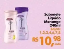 Supermercados Archer Sabonete Líquido Monange oferta