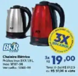 Lojas Becker Chaleira Elétrica Prática Inox BKR LBL oferta