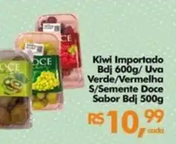 Supermercados Archer Kiwi Importado Uva Verde/Vermelha S/Semente Doce Sabor oferta