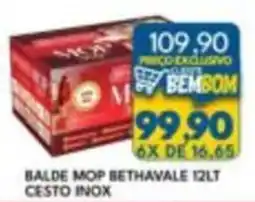 Rancho Bom Supermercados balde mop bethavale oferta