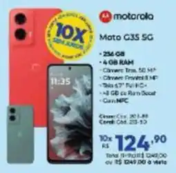 Lojas Becker moto g35 5g oferta