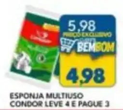 Rancho Bom Supermercados esponja multiuso condor oferta
