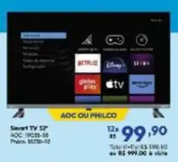Lojas Becker Smart TV 32" oferta