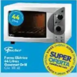 Lojas Becker Forno elétrico 44 litros gourmet grill oferta
