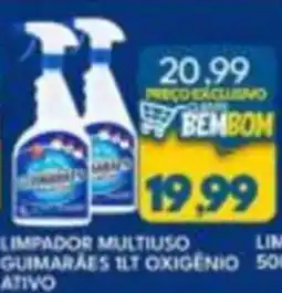 Rancho Bom Supermercados Limpador multiuso guimarães ilt oxigênio ativo oferta