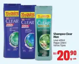 Mix Mateus Shampoo clear men oferta