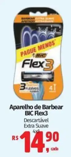 Mix Mateus Aparelho de Barbear BIC Flex3 oferta