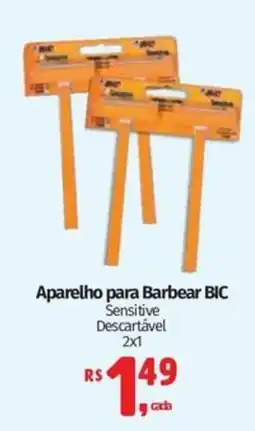 Mix Mateus Aparelho para Barbear BIC Sensitive Descartável oferta